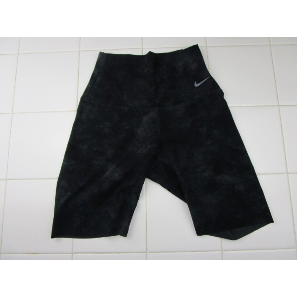 Nike Zenvy Tie Dye High Waisted Biker Shorts Black Women's XS FN3159-010